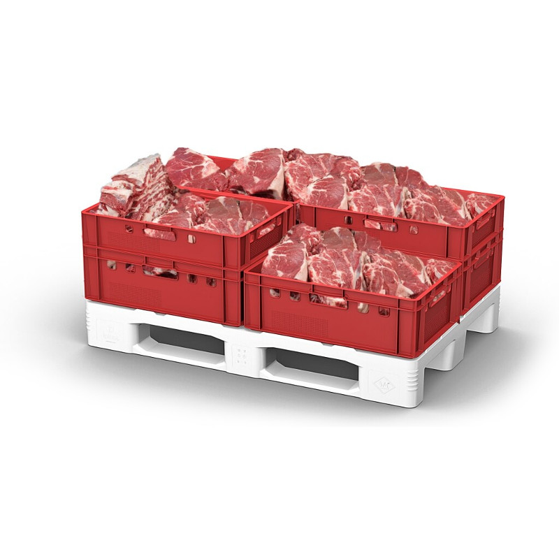 Ящик для мяса Plast Е2 глубокой заморозки 600x400x200