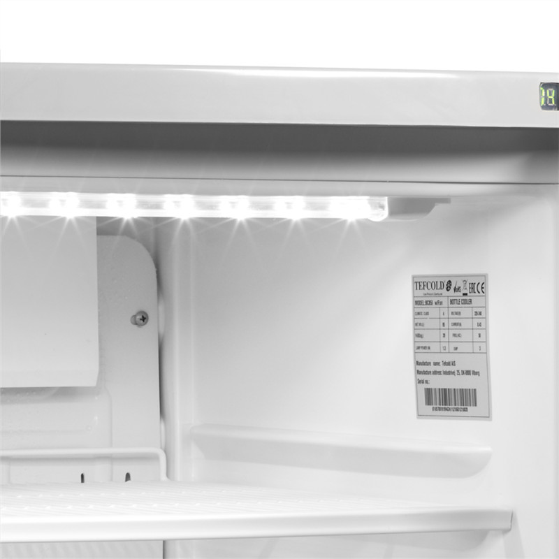 Шкаф холодильный со стеклом Tefcold BC85 W/FAN
