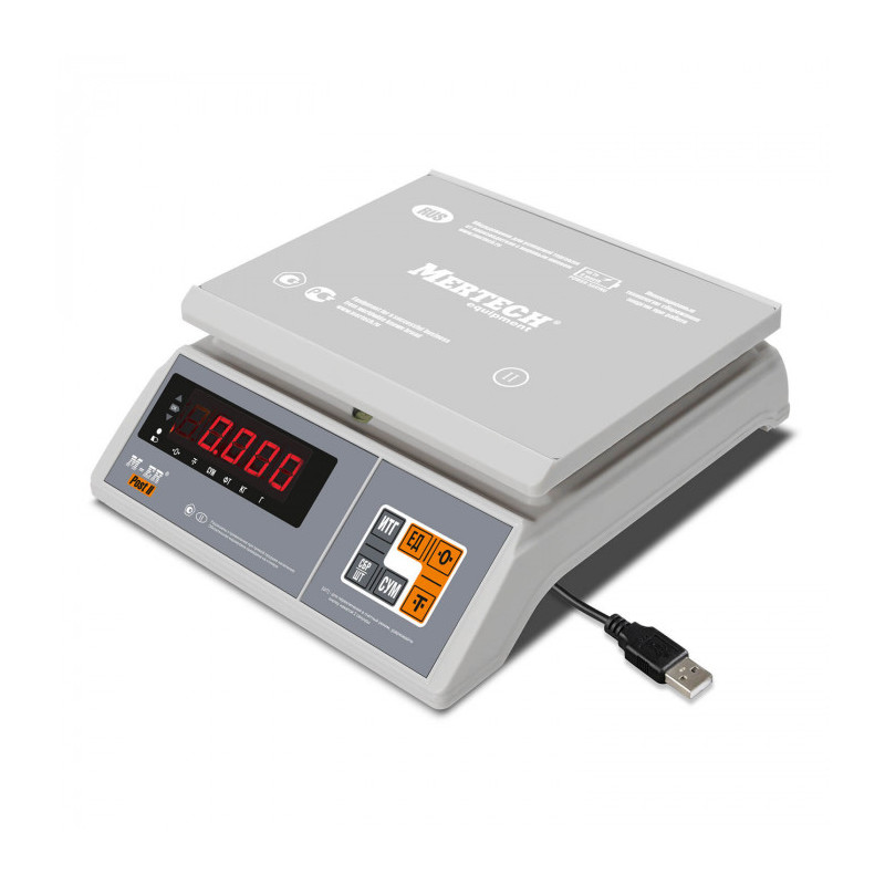 Порционные весы Mertech M-ER 326 AFU-32.1 "Post II" LED USB-COM