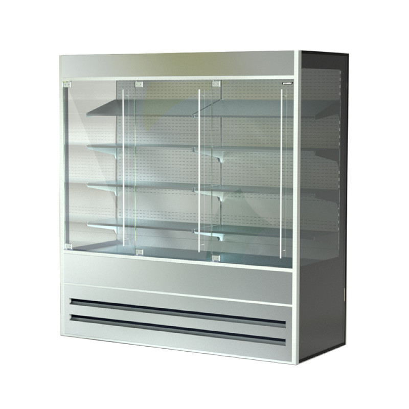 картинка Холодильная витрина Premier ВВУП1-0,75ТУ/ЯЛТА-1,0/ фрукт нержавеющая сталь