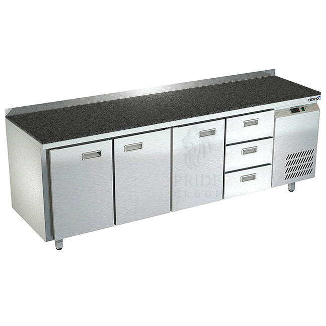 Морозильный стол Техно-ТТ СПБ/М-422/33-2206 3 двери 3 ящика