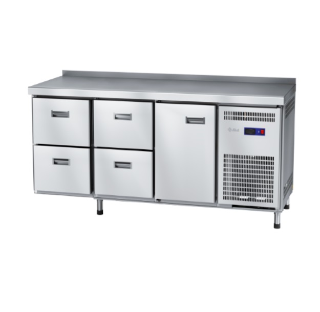 Стол холодильный Abat СХС-70-02 (ящики 1/2, ящики 1/2, дверь)