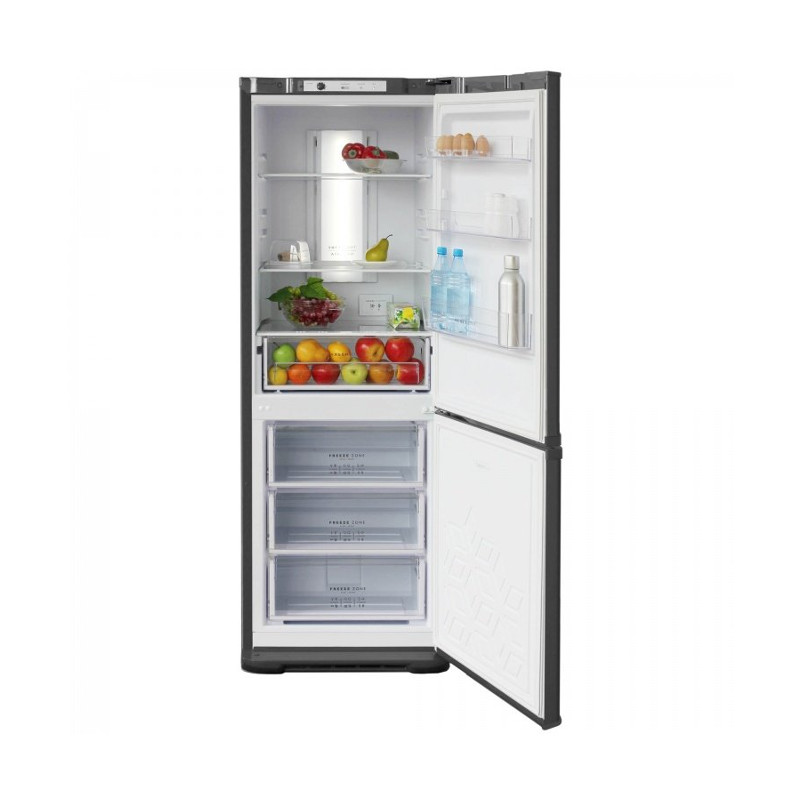 Холодильник-морозильник Бирюса W320NF графитовый