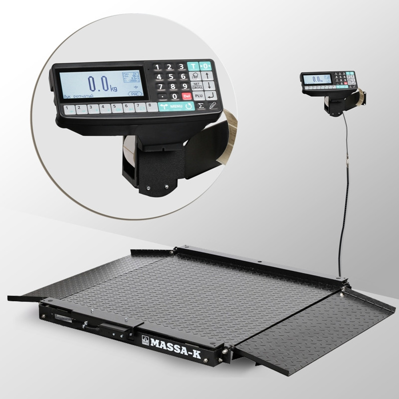 Весы Масса-К 4D-LA-10/10-1000-RP с печатью этикеток и регистрацией товароучетных операций