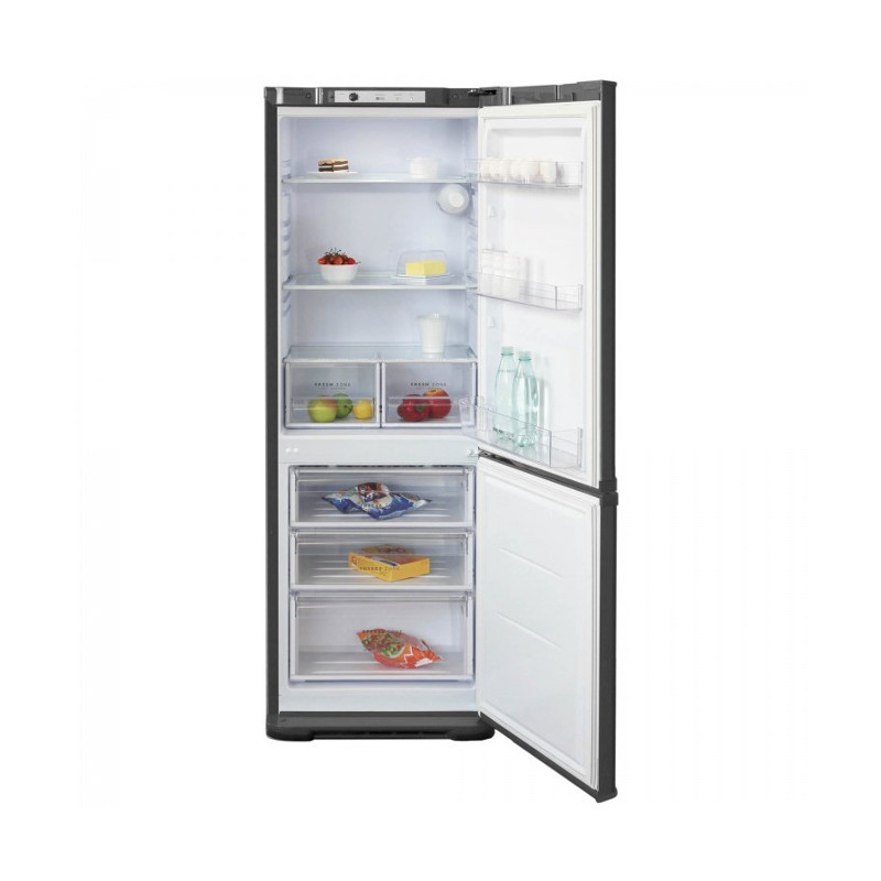 Холодильник-морозильник Бирюса W633 графитовый