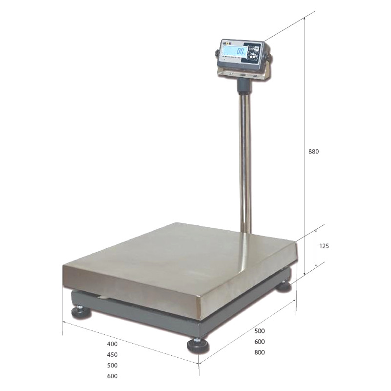 Весы электронные напольные MAS PM1B-300-4560 RS-232