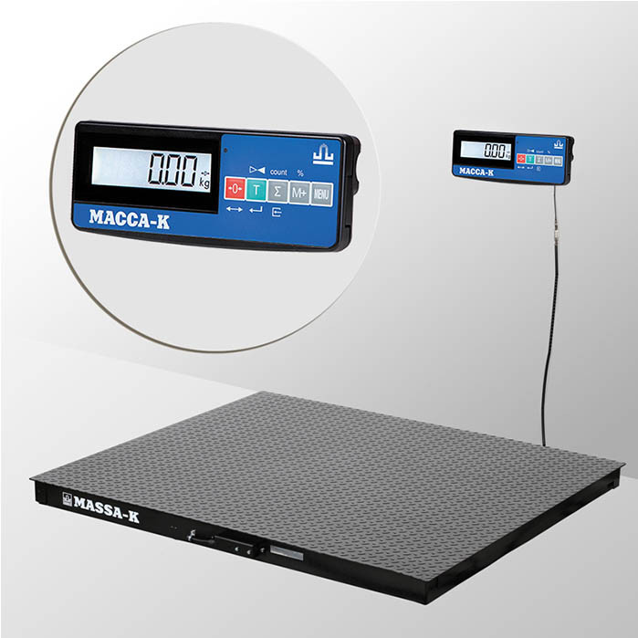 картинка Весы платформенные Масса-К 4D-PМ-12/12-3000-A(RUEW) с интерфейсами RS, USB, Ethernet, WiFi
