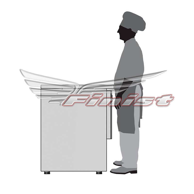 Стол холодильный Finist СХСн-600-1 нижний агрегат 580x600x850 мм