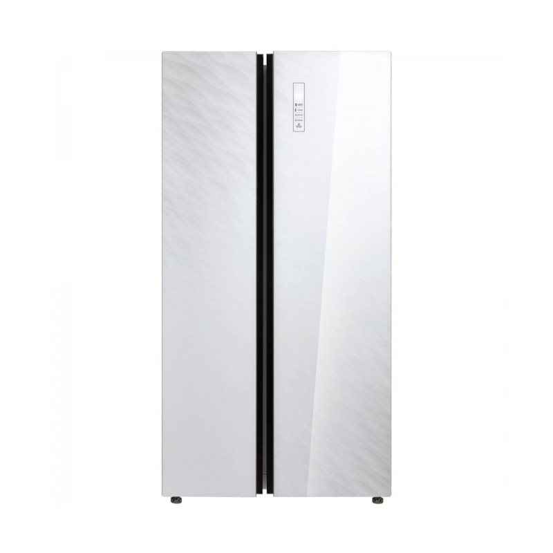 Холодильник Side-by-side Бирюса SBS 587 WG белое стекло