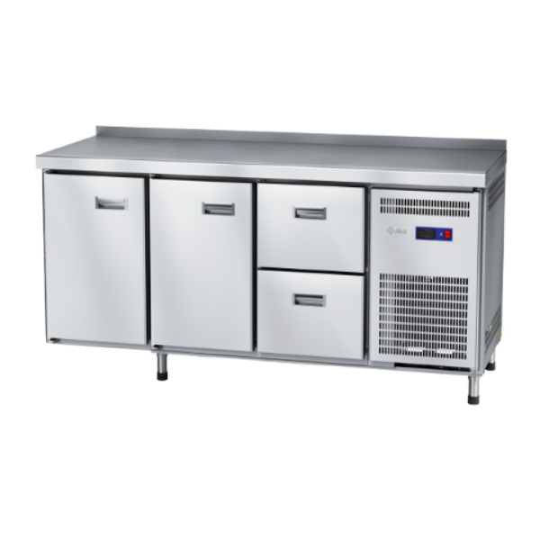 Стол холодильный Abat СХС-60-02 (2 двери, ящики 1/2)