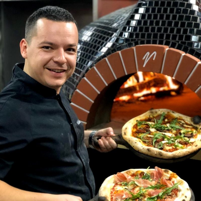 картинка Печь для пиццы ротационная дровяная Valoriani Rotativo 90