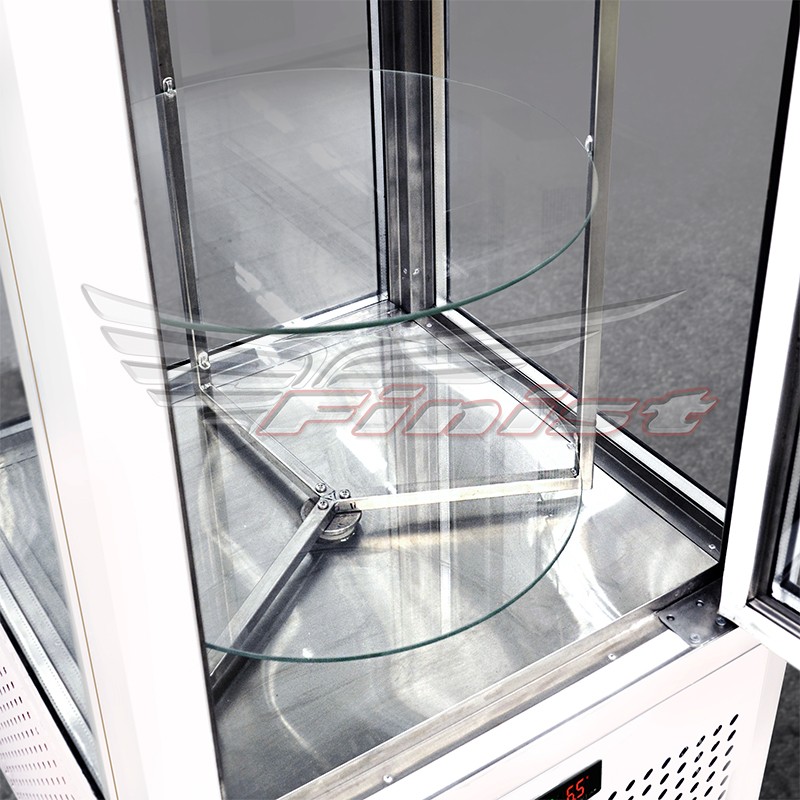 Вертикальная кондитерская холодильная витрина Finist Nataly N-1900 мм нержавеющая сталь