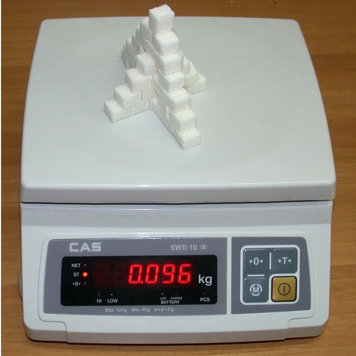 Весы электронные порционные CAS SW II-10 1 дисплей
