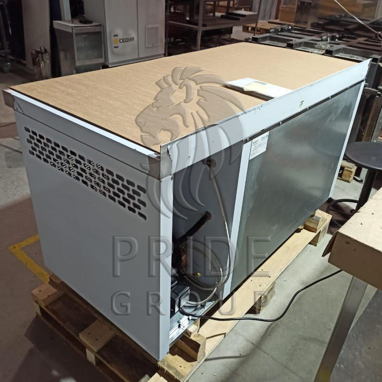 Стол холодильный PG СХб 4я-140-70 4 ящика, с бортом