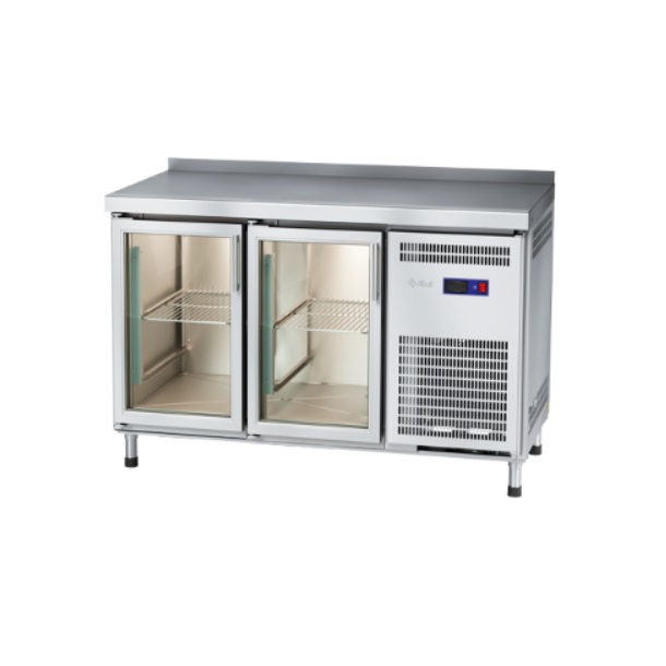 Стол холодильный Abat СХС-60-01 (2 двери-стекло)