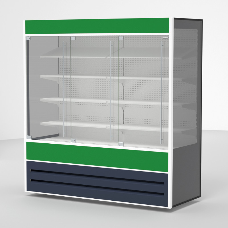 Холодильная витрина Premier ВСУП1-0,95ТУ/ЯЛТА-1,3 (-2…+4) нержавеющая сталь
