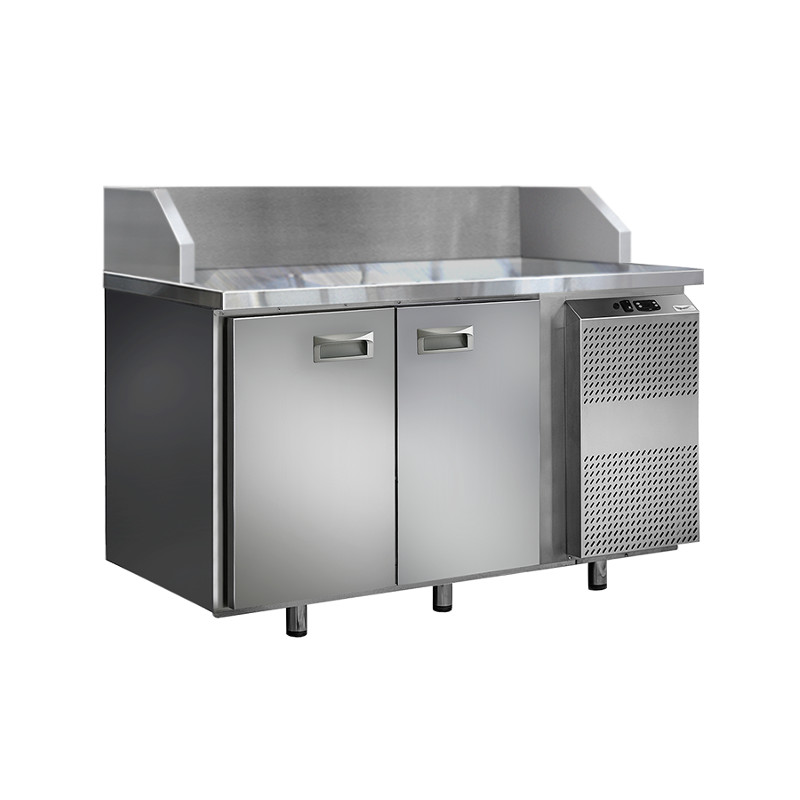 Холодильный стол для пиццы FINIST СХСпцб-700-2 с бортом 1400x700x1050