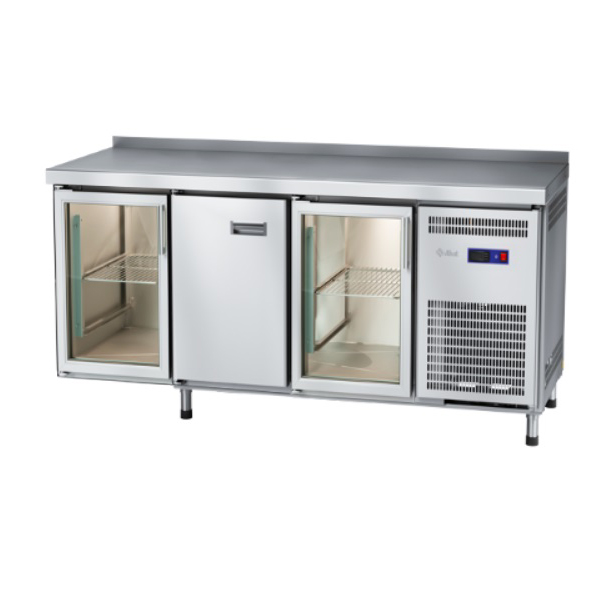 Стол холодильный Abat СХН-70-02 (дверь-стекло, дверь, дверь-стекло)