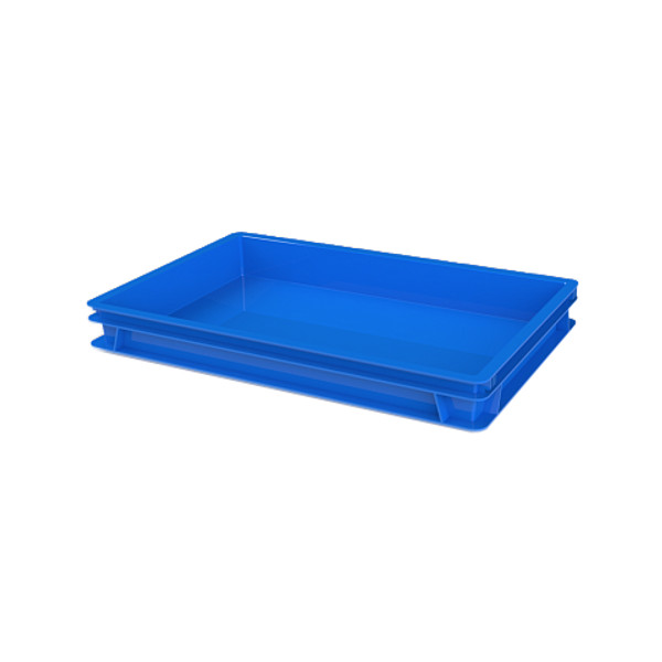 Ящик полимерный для полуфабрикатов сплошной Plast 600x400x75