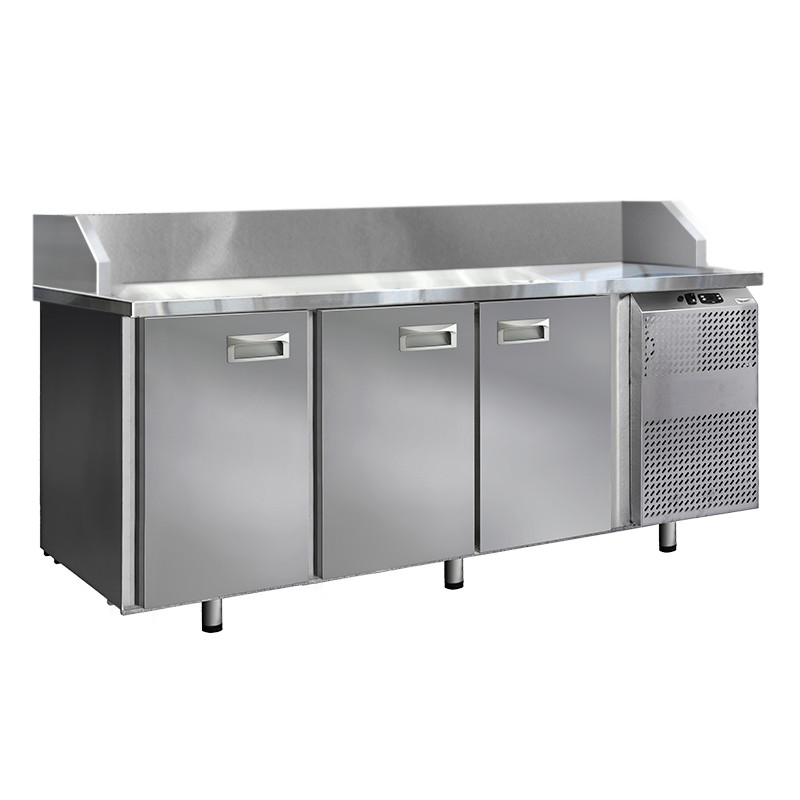 Холодильный стол для пиццы FINIST СХСпцб-700-3 с бортом 1810x700x1050
