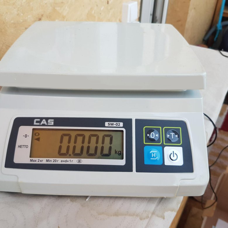 Весы электронные порционные CAS SW I-2 1 дисплей
