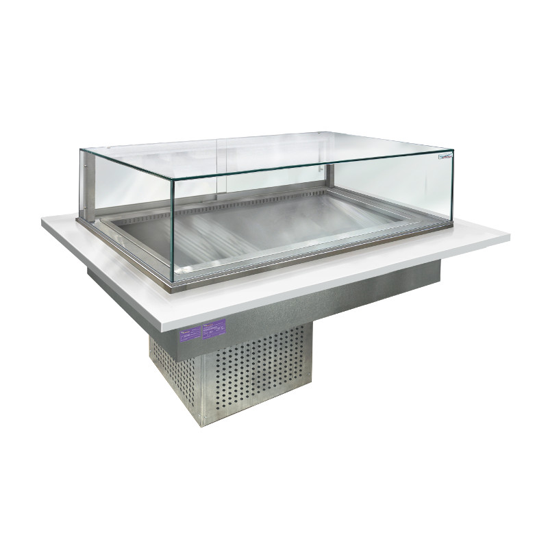 Встраиваемая горизонтальная кондитерская холодильная витрина FINIST GLASSIER G-7