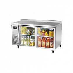 картинка Холодильный стол с бортом Turbo Air KGWR15-2-750 со стеклянной дверью