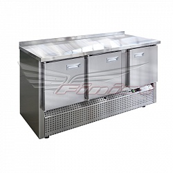 картинка Стол морозильный Finist НХСн-700-3 нижний агрегат 1485x700x850 мм