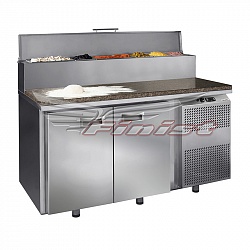 картинка Стол холодильный для пиццы Finist СХСпцг-700-2 гранит 1400х700х850 мм