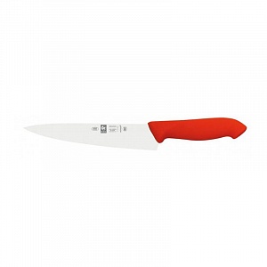 картинка Нож поварской Шеф ICEL HORECA PRIME 28400.HR10000.180 красный 18см