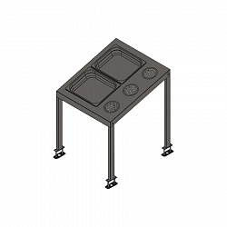 картинка Прилавок-диспенсер для столовых приборов встраиваемый ЧТТ RD10МD Drop In